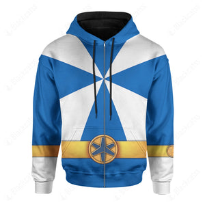 Power Rangers Lightspeed Rescue Blue Ranger Custom Hoodie