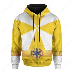 Power Rangers Lightspeed Rescue Yellow Ranger Custom Hoodie