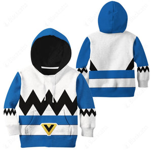 Power Rangers Lost Galaxy Blue Ranger Custom Kid Apparel