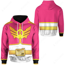 Load image into Gallery viewer, Power Rangers Megaforce Pink Ranger Custom Hoodie
