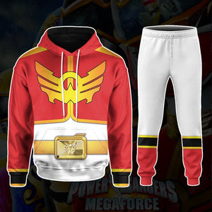 Power Rangers Megaforce Red Ranger Custom Hoodie