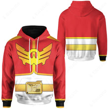 Load image into Gallery viewer, Power Rangers Megaforce Red Ranger Custom Hoodie
