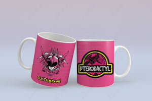 Power Rangers Mighty Morphin Pterodactyl Custom Mug