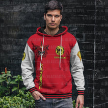 Load image into Gallery viewer, Power Rangers Mighty Morphin Tyrannosaurus Custom Name Hoodie
