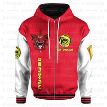 Load image into Gallery viewer, Power Rangers Mighty Morphin Tyrannosaurus Custom Name Hoodie
