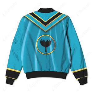 Power Rangers Mystic Force Blue Ranger Custom Bomber Jacket