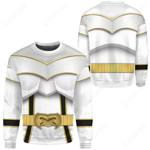 Power Rangers Mystic Force White Ranger Custom Sweatshirt