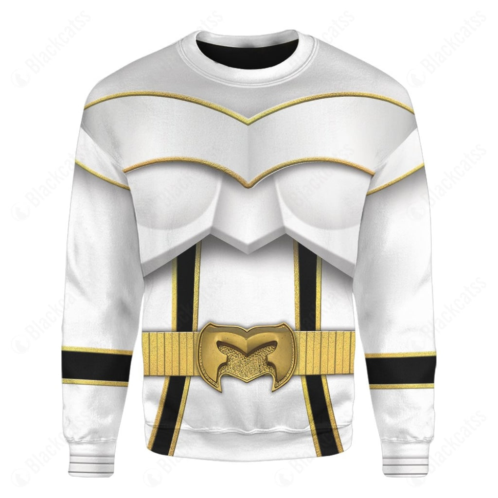 Power Rangers Mystic Force White Ranger Custom Sweatshirt