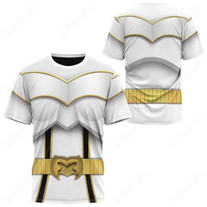 Power Rangers Mystic Force White Ranger Custom T-Shirt