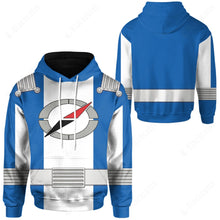 Load image into Gallery viewer, Power Rangers: Operation Overdrive Blue Ranger Custom Hoodie
