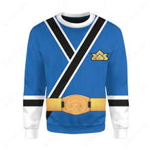 Load image into Gallery viewer, Power Rangers Samurai Blue Ranger Custom Sweatshirt
