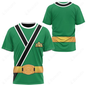 Power Rangers Samurai Green Ranger Custom T-Shirt