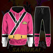 Load image into Gallery viewer, Power Rangers Samurai Pink Ranger Custom Hoodie
