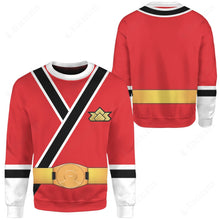 Load image into Gallery viewer, Power Rangers Samurai Red Ranger Custom Sweatshirt
