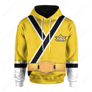 Power Rangers Samurai Yellow Ranger Custom Hoodie