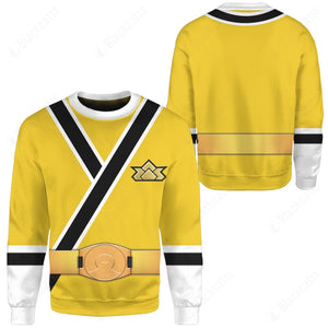 Power Rangers Samurai Yellow Ranger Custom Sweatshirt