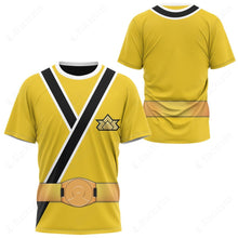 Load image into Gallery viewer, Power Rangers Samurai Yellow Ranger Custom T-Shirt
