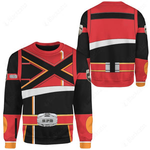 Power Rangers Soul Of The Dragon S.P.D Dekaranger Custom Sweatshirt