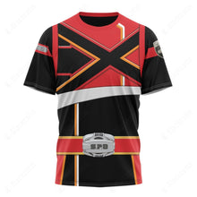 Load image into Gallery viewer, Power Rangers Soul Of The Dragon S.P.D Dekaranger Custom T-Shirt
