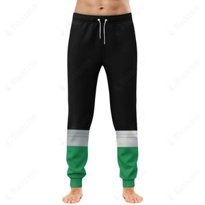 Power Rangers Super Megaforce Green Ranger Cosplay Custom Sweatpants