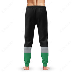 Power Rangers Super Megaforce Green Ranger Cosplay Custom Sweatpants