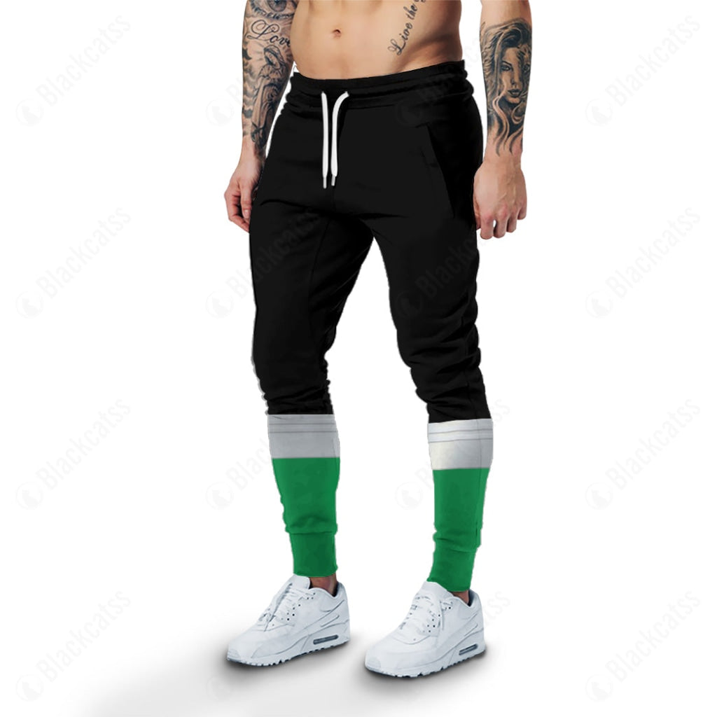 Power Rangers Super Megaforce Green Ranger Cosplay Custom Sweatpants