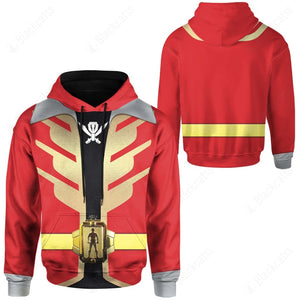 Power Rangers Super Megaforce Red Ranger Cosplay Custom Hoodie