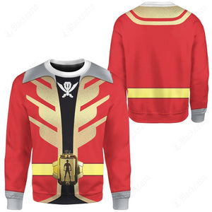 Power Rangers Super Megaforce Red Ranger Cosplay Custom Sweatshirt