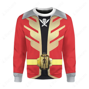 Power Rangers Super Megaforce Red Ranger Cosplay Custom Sweatshirt