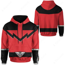 Load image into Gallery viewer, Power Rangers Time Force Quantum Ranger Custom Hoodie
