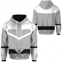 Load image into Gallery viewer, Power Rangers Time Force Silve Ranger Custom Hoodie
