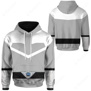 Power Rangers Time Force Silve Ranger Custom Hoodie