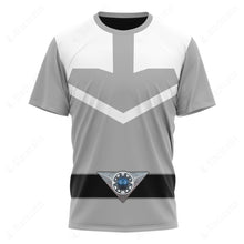 Load image into Gallery viewer, Power Rangers Time Force Silve Ranger Custom T-Shirt
