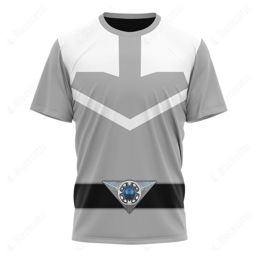 Power Rangers Time Force Silve Ranger Custom T-Shirt