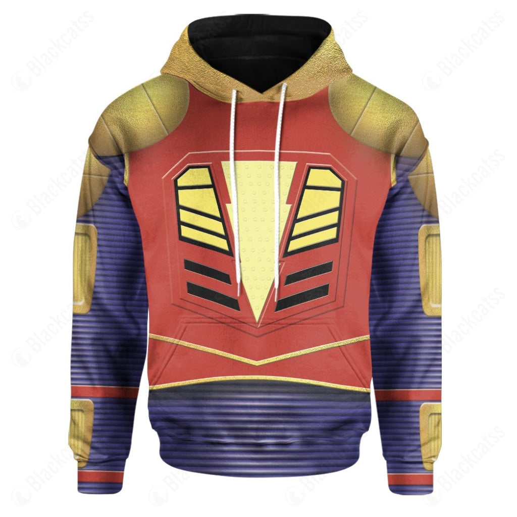 Power Rangers Turbo Alpha 6 Custom Hoodie