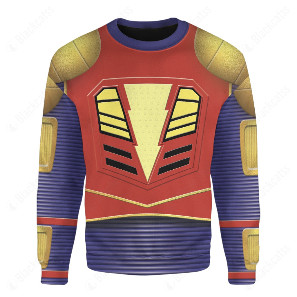 Power Rangers Turbo Alpha 6 Custom Sweatshirt