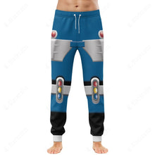 Load image into Gallery viewer, Power Rangers Turbo Blue Senturion Custom Sweatpants
