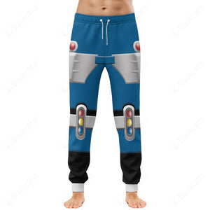 Power Rangers Turbo Blue Senturion Custom Sweatpants