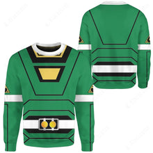 Load image into Gallery viewer, Power Rangers Turbo Green Ranger Custom Sweatshirt
