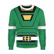 Load image into Gallery viewer, Power Rangers Turbo Green Ranger Custom Sweatshirt
