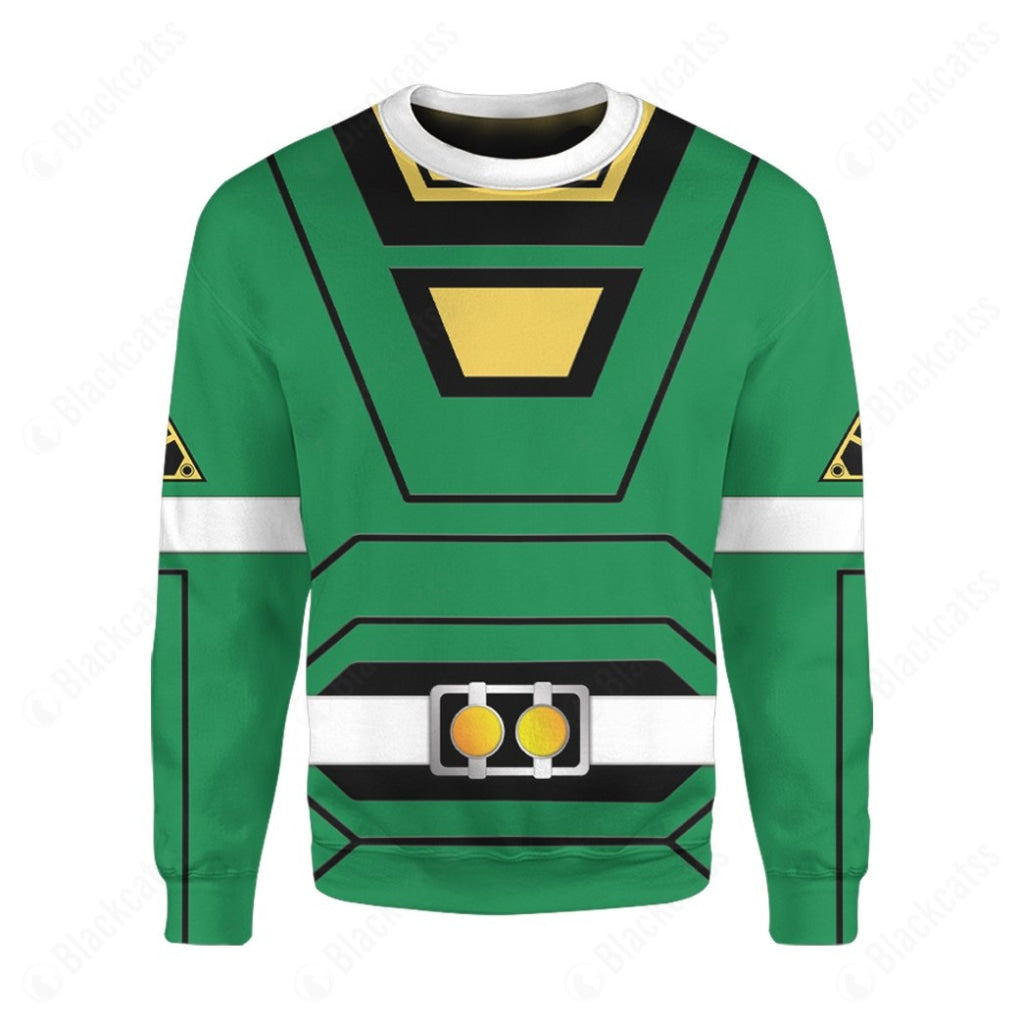 Power Rangers Turbo Green Ranger Custom Sweatshirt