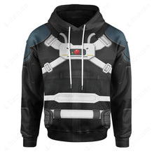 Load image into Gallery viewer, Power Rangers Turbo Phantom Ranger Custom Hoodie
