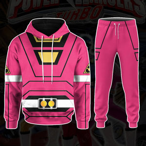 Power Rangers Turbo Pink Ranger Custom Sweatpants