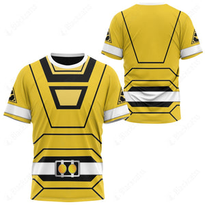 Power Rangers Turbo Yellow Ranger Custom T-Shirt