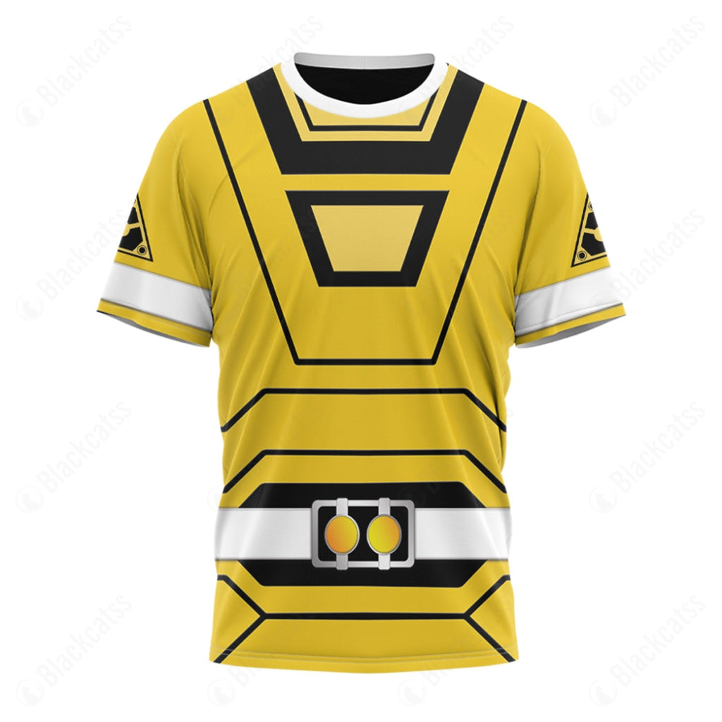 Power Rangers Turbo Yellow Ranger Custom T-Shirt