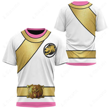 Load image into Gallery viewer, Power Rangers Wild Force White Ranger Custom T-Shirt
