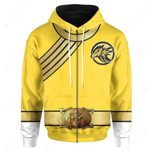 Load image into Gallery viewer, Power Rangers Wild Force Yellow Ranger Custom Hoodie
