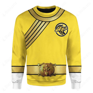 Power Rangers Wild Force Yellow Ranger Custom Sweatshirt