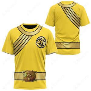 Power Rangers Wild Force Yellow Ranger Custom T-Shirt