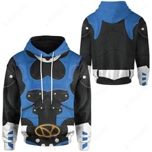 Load image into Gallery viewer, Psycho Rangers Blue Psycho Custom Hoodie
